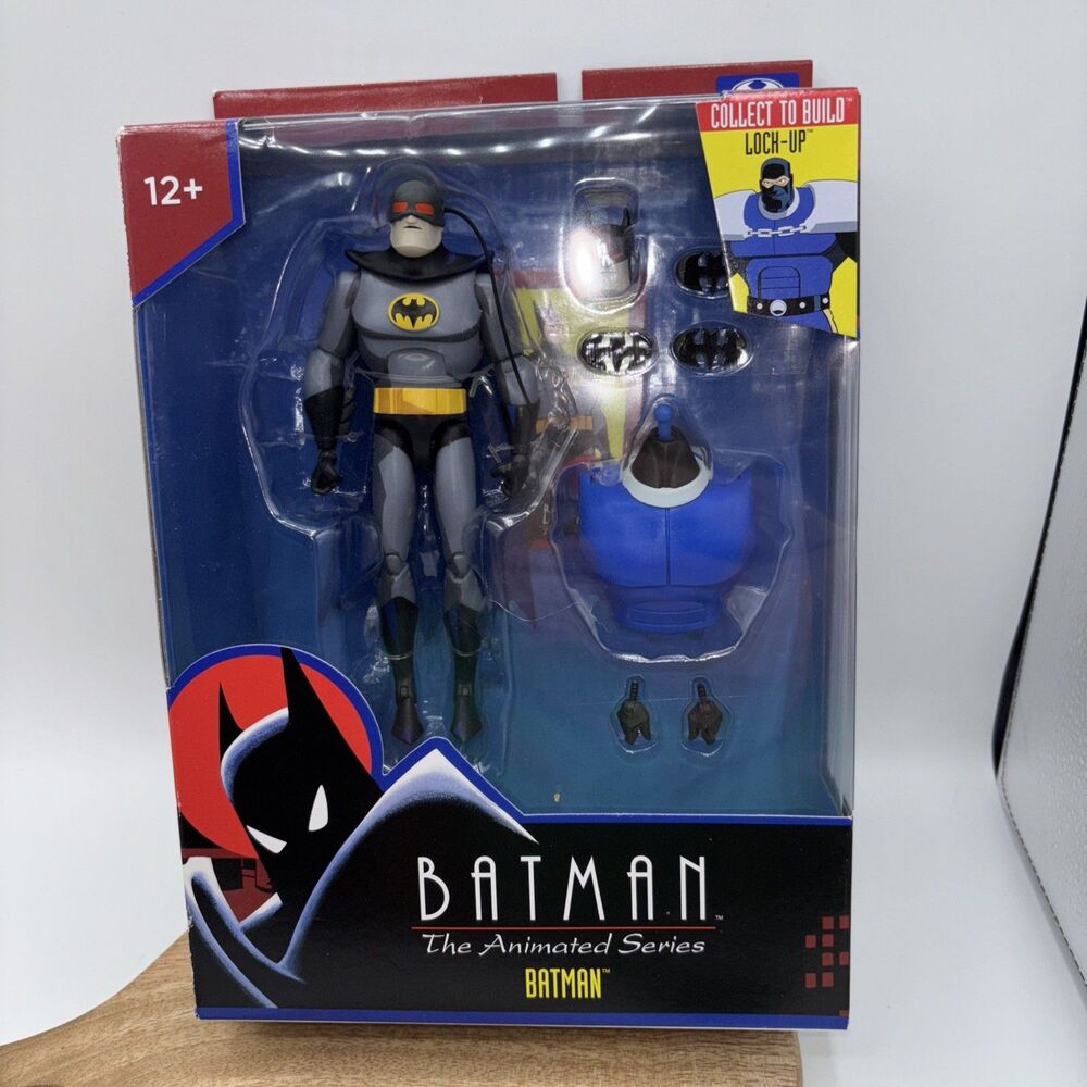 McFarlane Toys Batman The Animated Series Batman 6" Action Figure Lock-up NIB